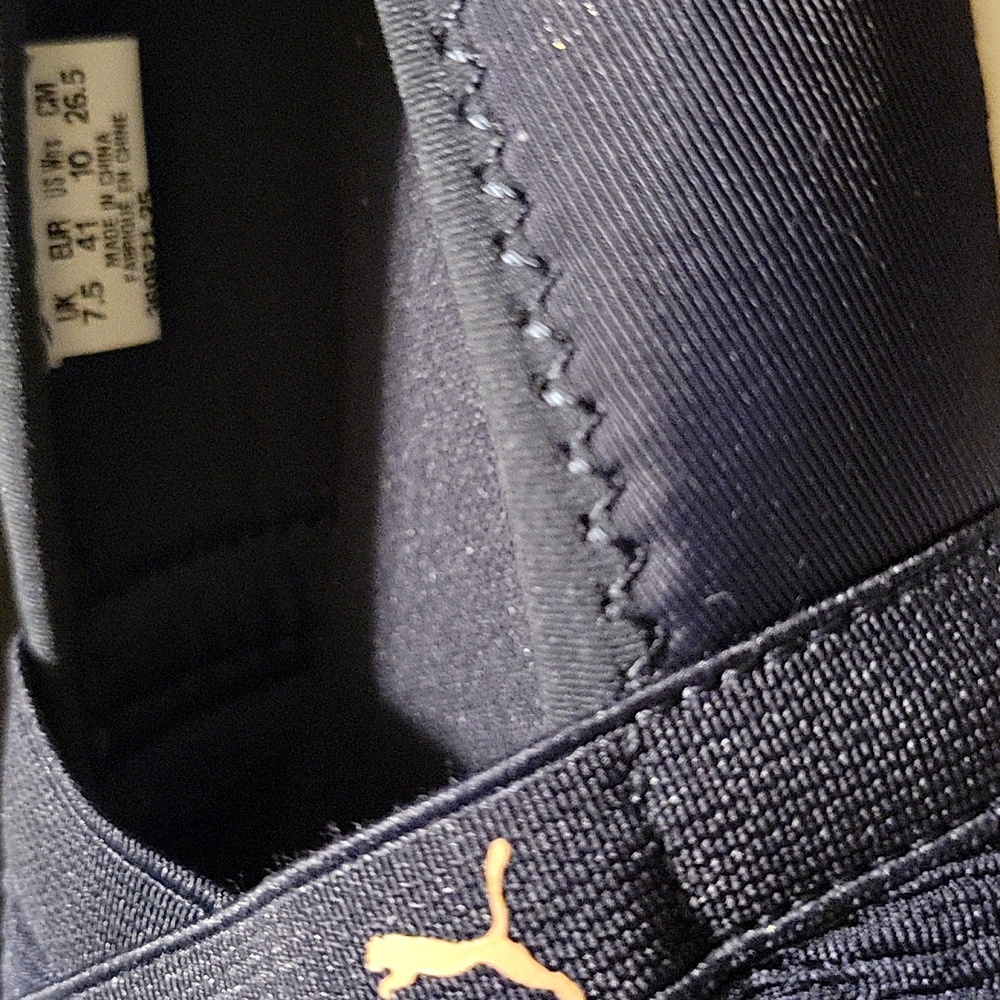 Puma - Navy Blue Slip-On, Size 10M - Picture 7 of 11